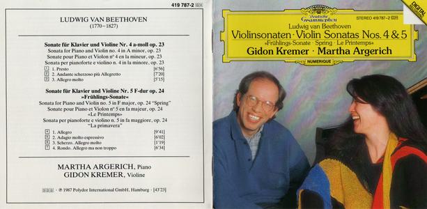 Beethoven: Violin Sonatas Nos. 4 and 5