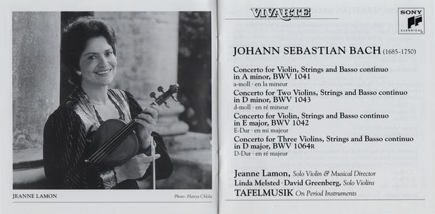 Bach: Violin Concertos