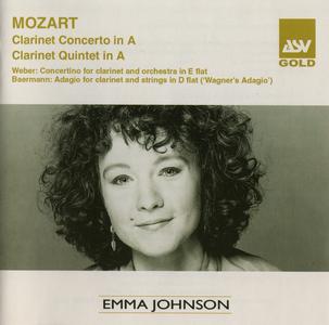 Mozart: Clarinet Concerto, Clarinet Quintet; Weber: Concertino for clarinet and orchestra; Baermann: Adagio for clarinet and strings