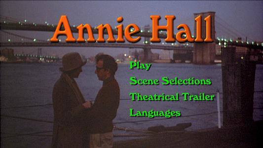 Annie Hall -- menus