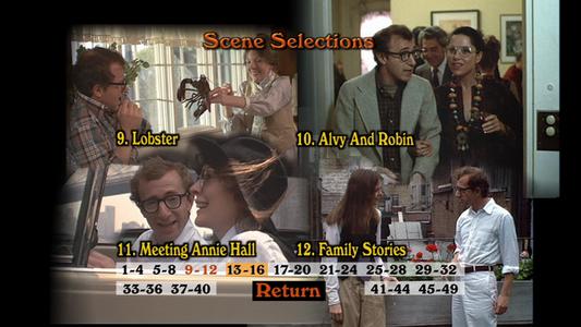 Annie Hall - menus