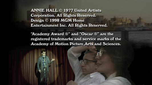 Annie Hall - menus