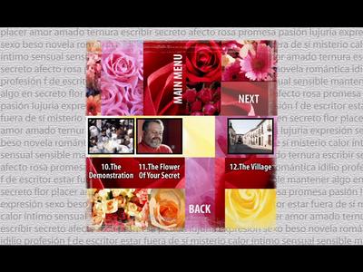 The Flower of My Secret - menus