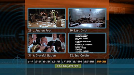 Escape From New York - menus