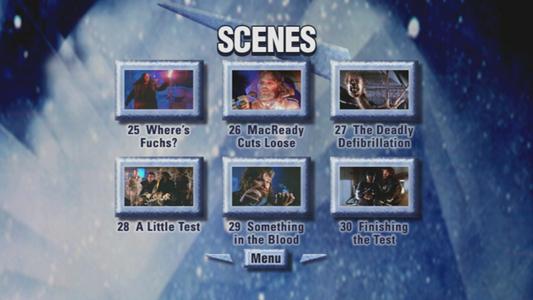 The Thing - menus