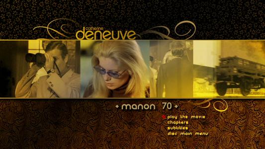 Manon 70 - menus