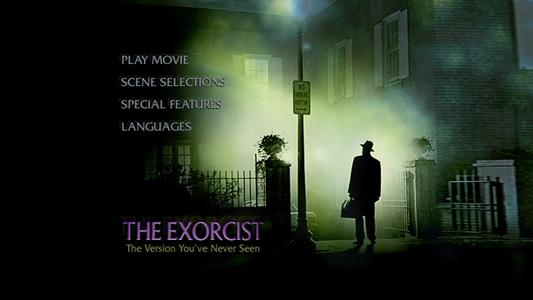 The Exorcist - menus