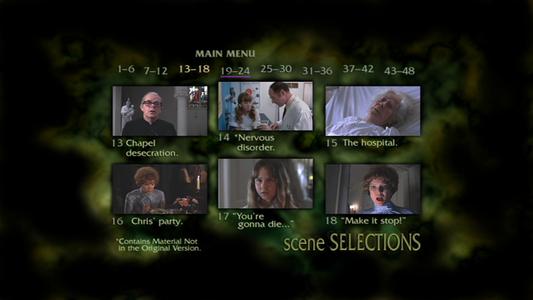 The Exorcist - menus