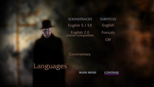 The Exorcist - menus