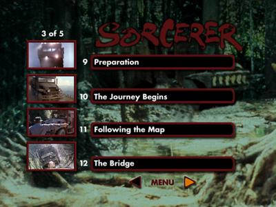 Sorcerer - menus