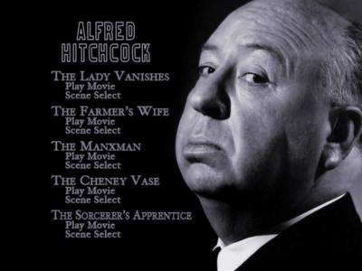 Alfred Hitchcock: The Legend Begins - menus