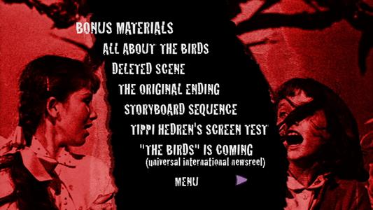 The Birds - menus