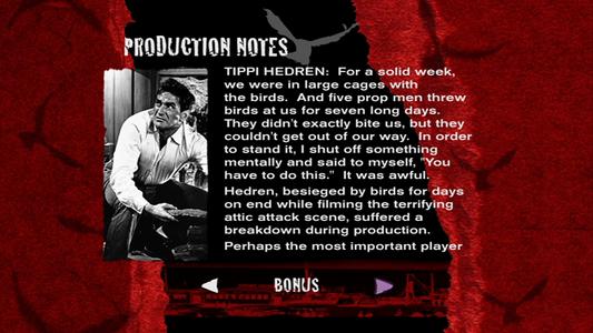 The Birds - production notes
