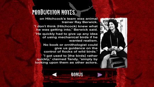 The Birds - production notes