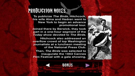 The Birds - production notes
