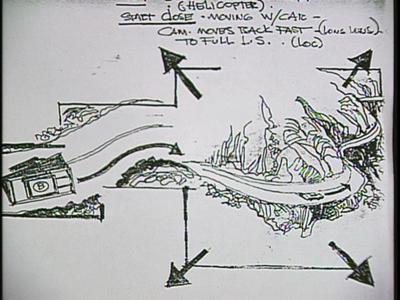 Family Plot - Storyboards: The Chase Scene