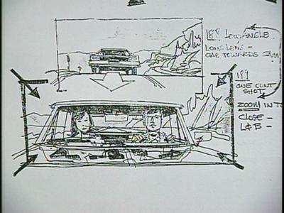 Family Plot - Storyboards: The Chase Scene
