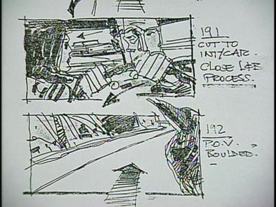 Family Plot - Storyboards: The Chase Scene