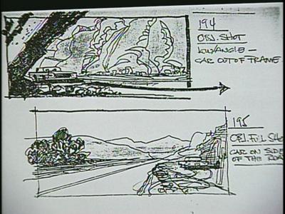 Family Plot - Storyboards: The Chase Scene