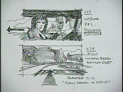 Family Plot - Storyboards: The Chase Scene