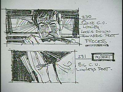 Family Plot - Storyboards: The Chase Scene