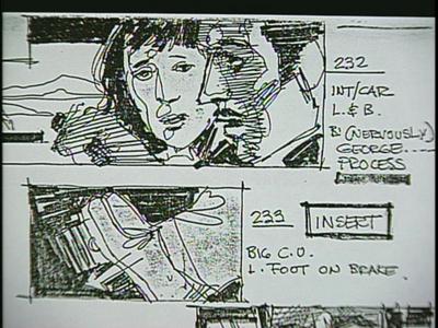 Family Plot - Storyboards: The Chase Scene