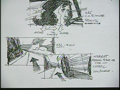 Family Plot - Storyboards: The Chase Scene