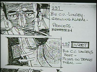 Family Plot - Storyboards: The Chase Scene