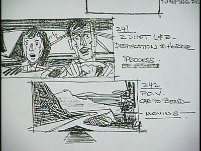 Family Plot - Storyboards: The Chase Scene