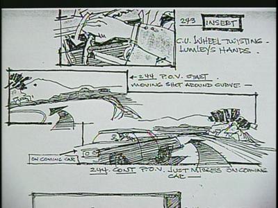 Family Plot - Storyboards: The Chase Scene