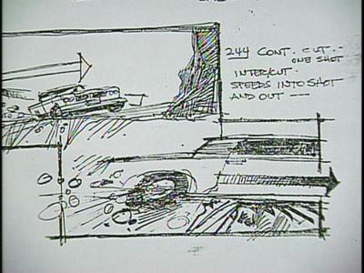Family Plot - Storyboards: The Chase Scene