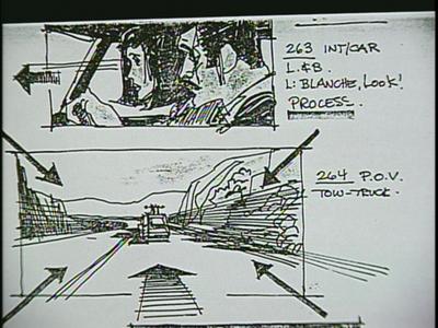 Family Plot - Storyboards: The Chase Scene