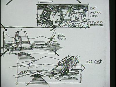 Family Plot - Storyboards: The Chase Scene