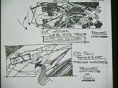 Family Plot - Storyboards: The Chase Scene