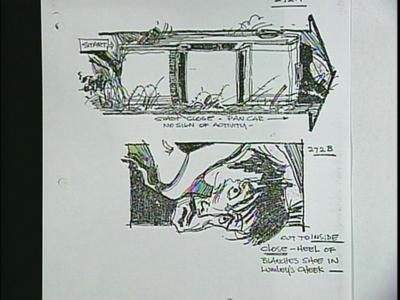 Family Plot - Storyboards: The Chase Scene
