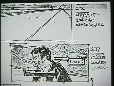 Family Plot - Storyboards: The Chase Scene