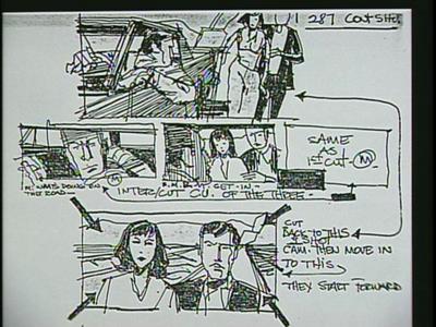 Family Plot - Storyboards: The Chase Scene