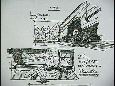 Family Plot - Storyboards: The Chase Scene