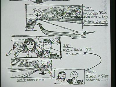 Family Plot - Storyboards: The Chase Scene