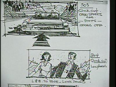 Family Plot - Storyboards: The Chase Scene