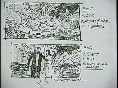 Family Plot - Storyboards: The Chase Scene