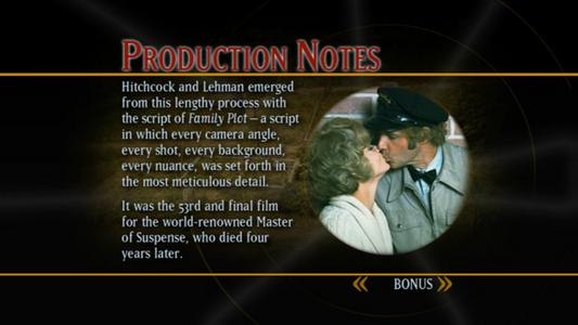 Family Plot - production notes
