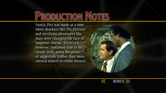 Family Plot - production notes