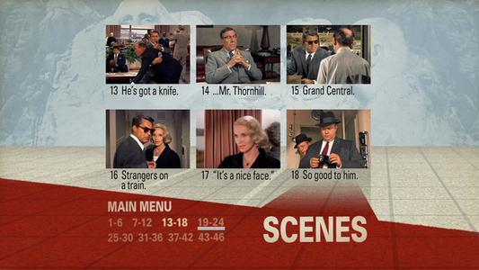 North by Northwest - menus