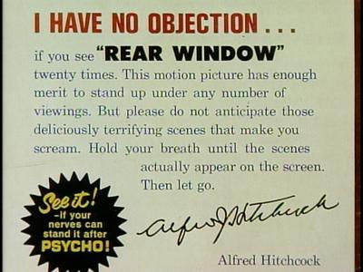 Rear Window - production photographs