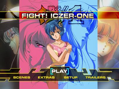 Fight!! Iczer-1 - menus