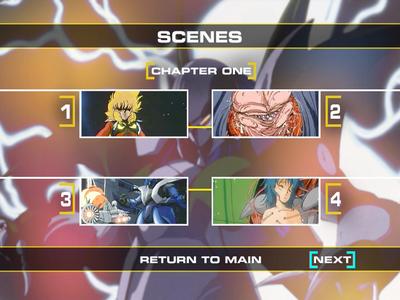 Fight!! Iczer-1 - menus
