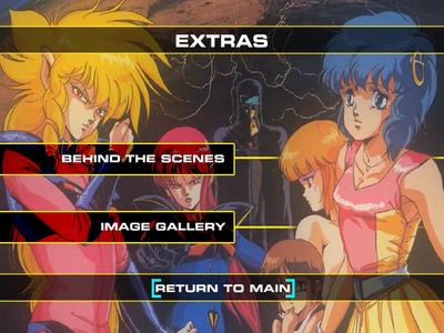 Fight!! Iczer-1 - menus