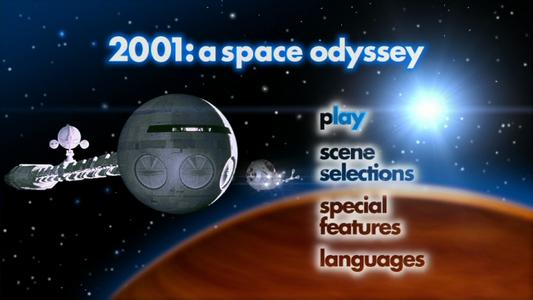 2001: A Space Odyssey - menus