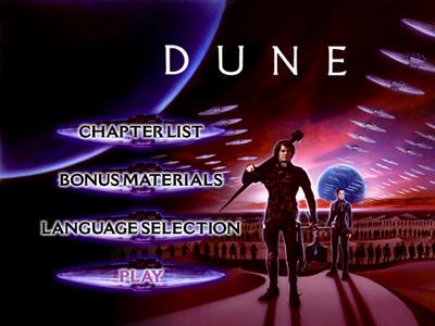 Dune - menus
